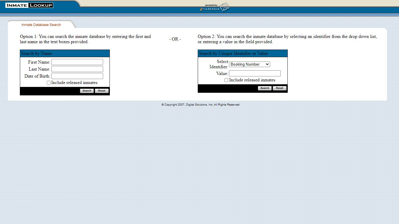 Inmate Lookup Tool - Shelby County, Tennessee