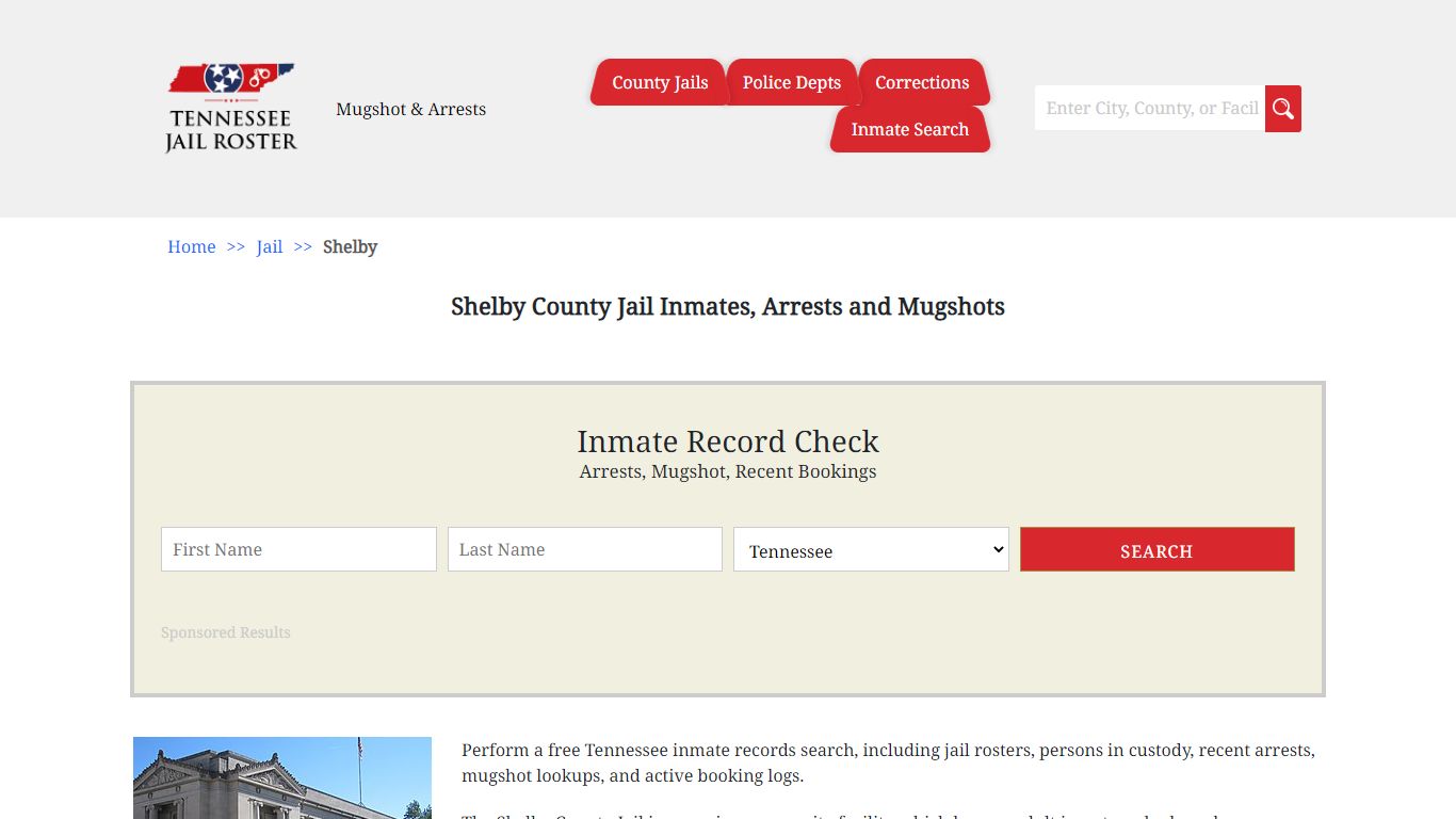 Shelby County Jail Inmates, Arrests and Mugshots - Jail Roster Search